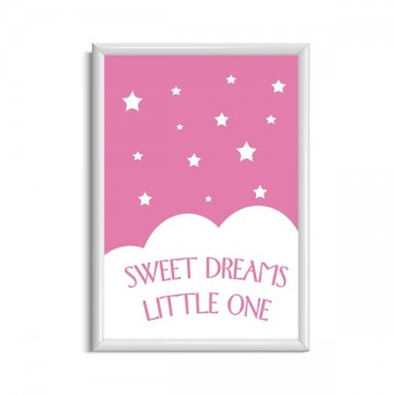 Babykamer poster sweet dreams sterren
