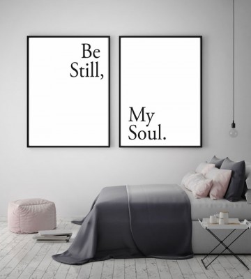 Be still my soul slaapkamer frames