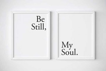 Be still my soul zwart