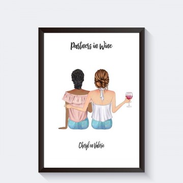 Beste vriendinnen portret