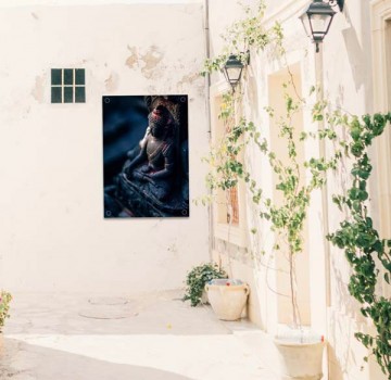 Boeddha foto tuinposter