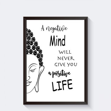 Boho buddha quote positief leven