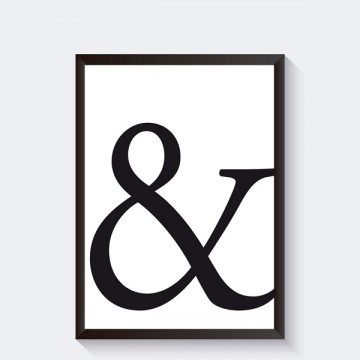 Grafische poster scandinavische stijl