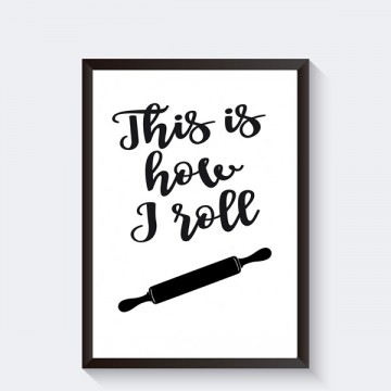 Keukenposter scandinavische tekstposter