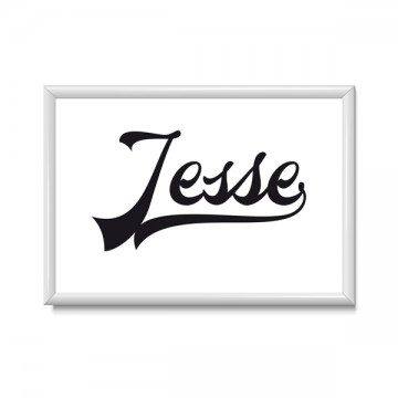 Kinderkamer poster met naam