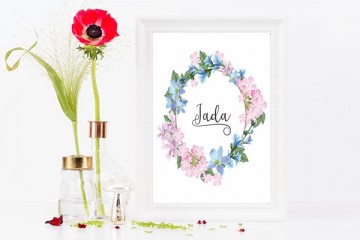 babykamer kraamcadeau met naam