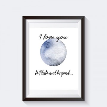 Love you to pluto frame wit hangend website