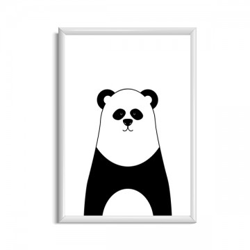 Panda poster kinderkamer kinderposter 1