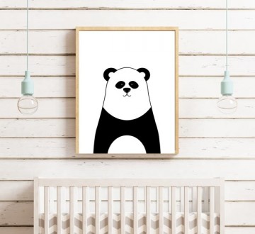 Panda poster kopen kinderkamer 1