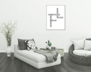 Poster gezin gepersonaliseerd uniek kado