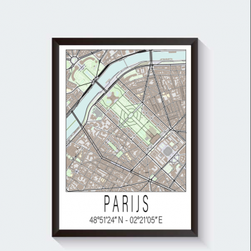Stadsposter parijs