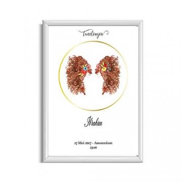 Sterrenbeeld geboorteposter bestellenopt