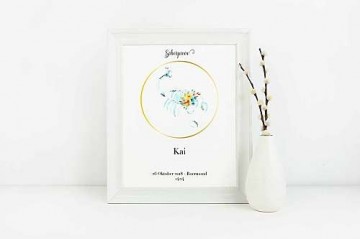 Sterrenbeeldposter geboorte schorpioenopt