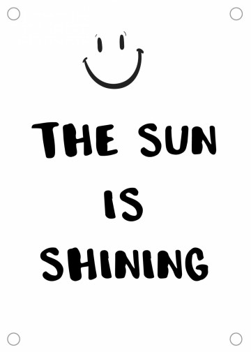 Sun shiningtekengebied 1