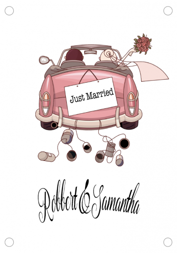 Trouwbanner spandoektekengebied 1