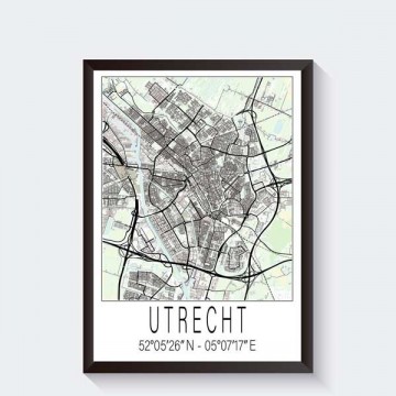 Utrecht stadsposter kopen