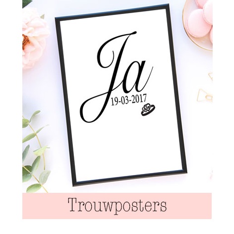 Gepersonaliseerde trouwposters en sterrenposters